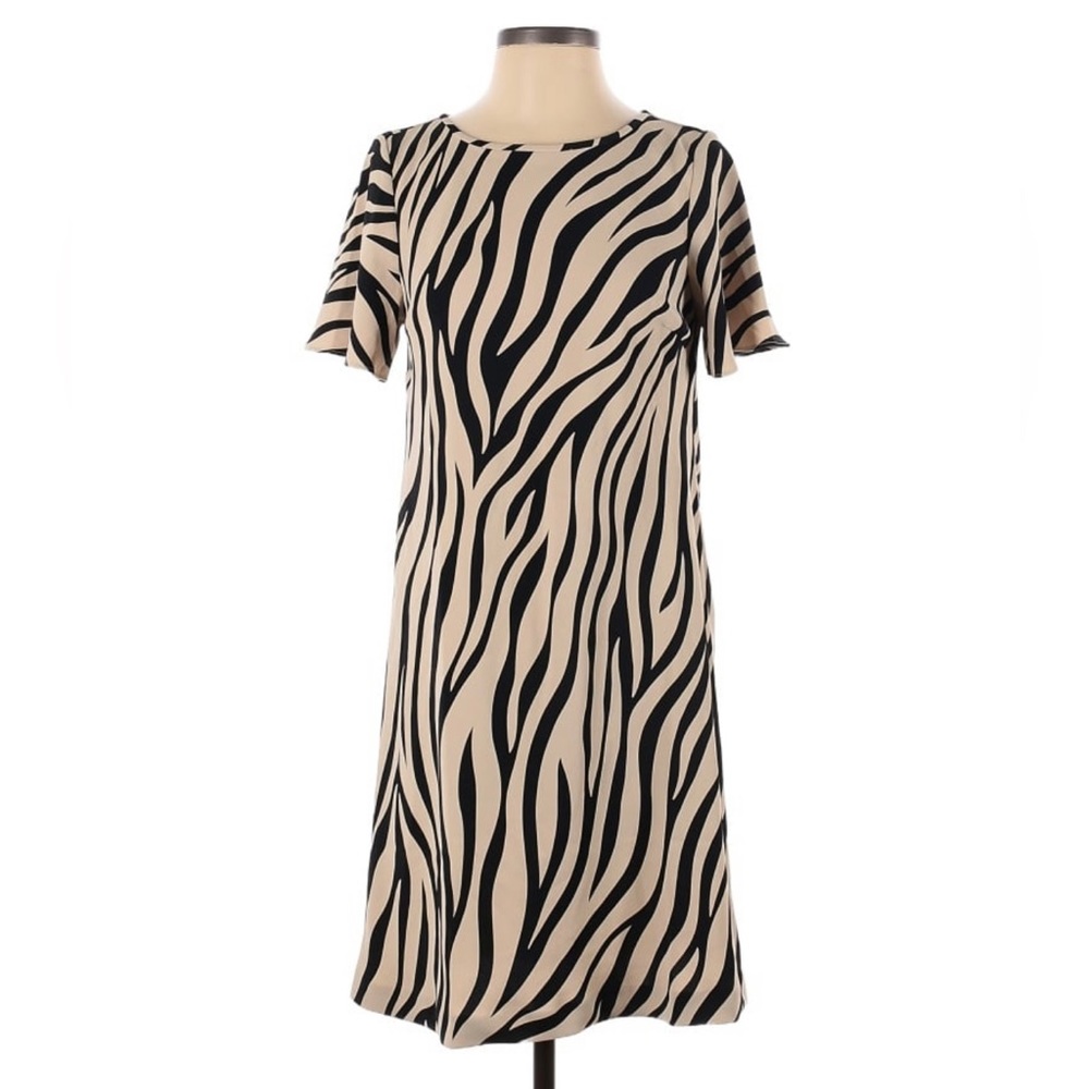 Ann Taylor dress EUC animal print size 0